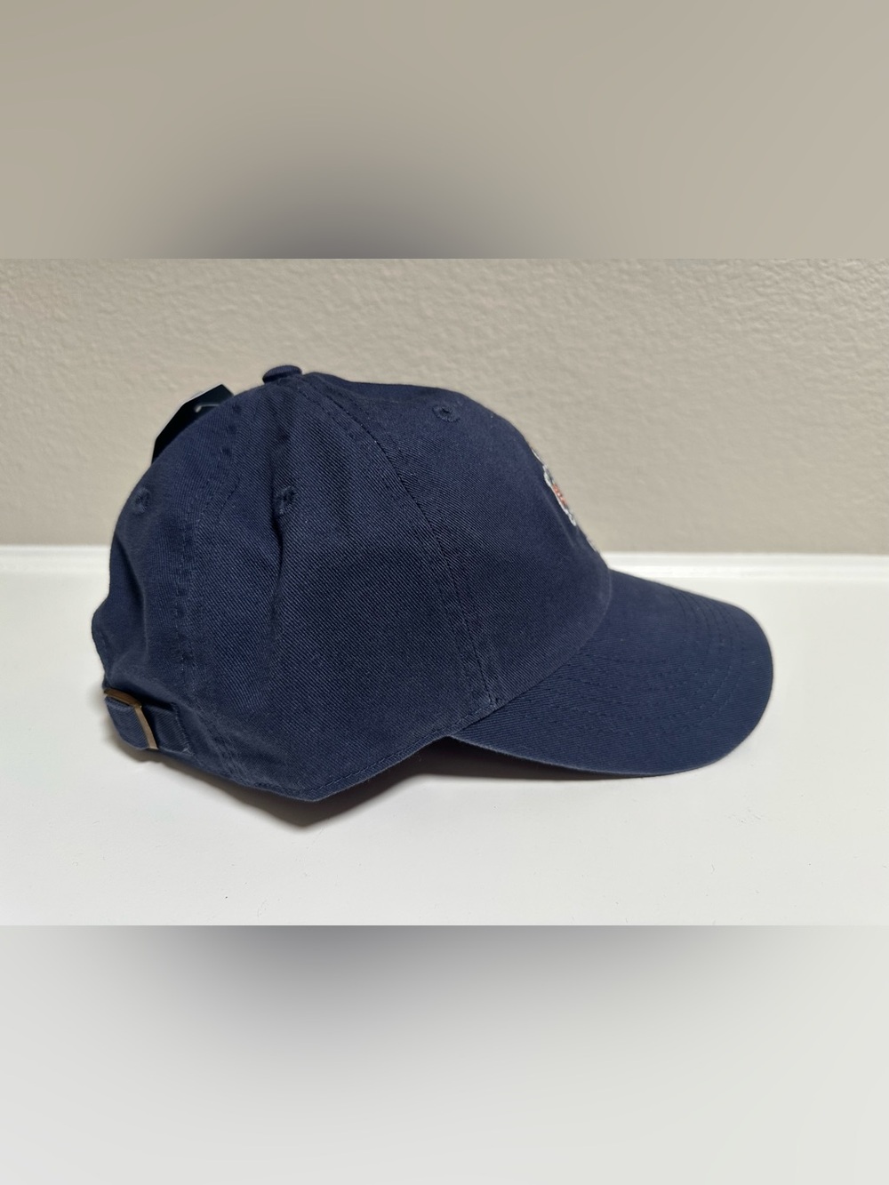 NWT Life Is Good Navy hat with embroidered Pink Flamingo 🦩 holding a drink 🍹 - Picture 4 of 8